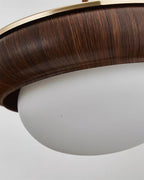 Quillon Wood Ring Pendant Lamp