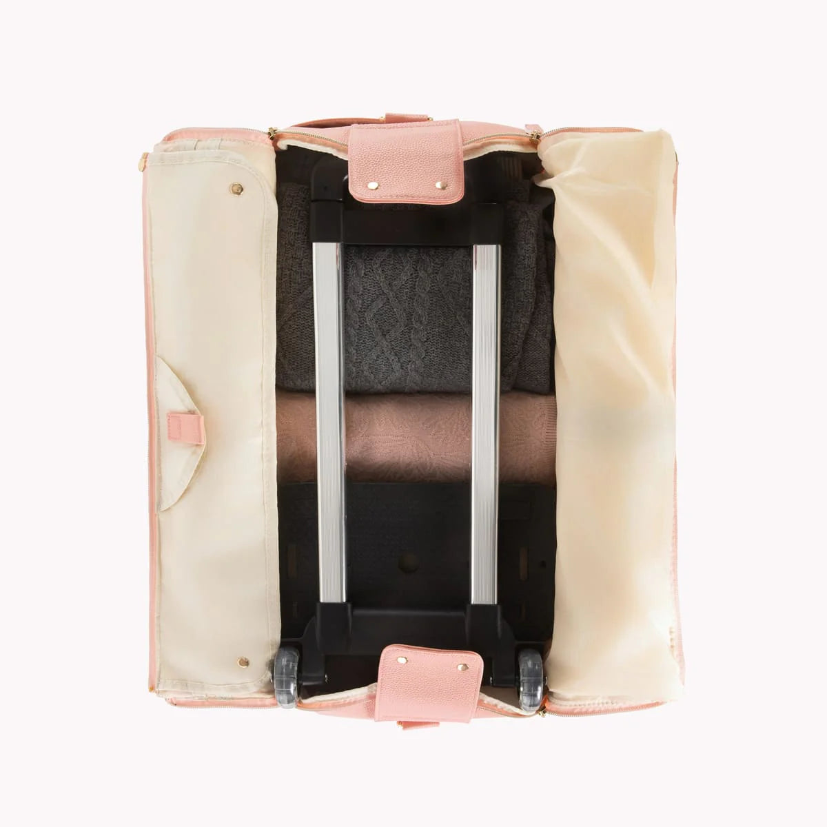 Amazirhub Foldable Garment Travel Bag with Wheels