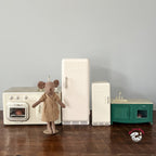 Maileg Dollhouse Fridge, Miniature Size