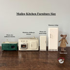 Maileg Dollhouse Fridge, Miniature Size