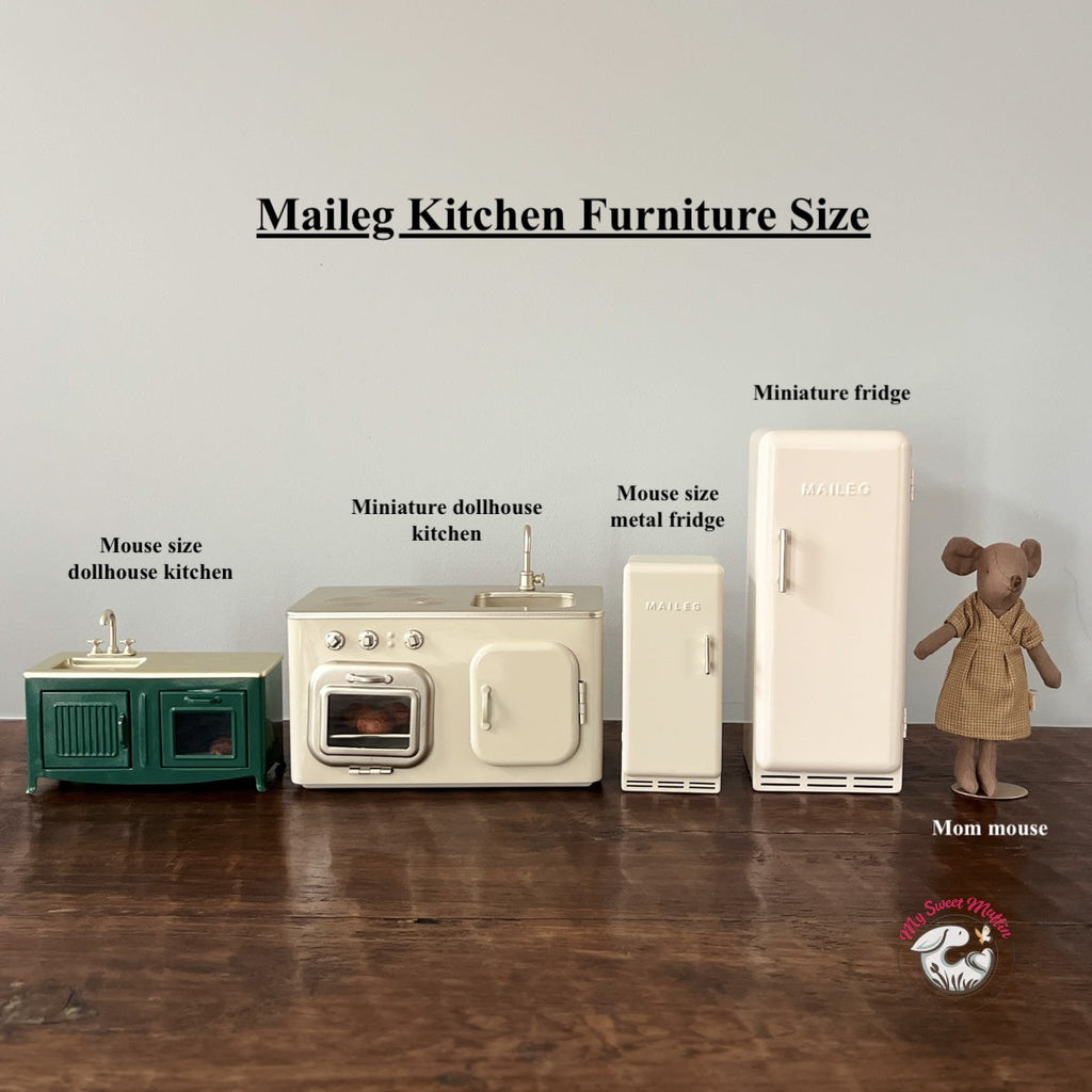 Maileg Miniature Doll House Metal Kitchen