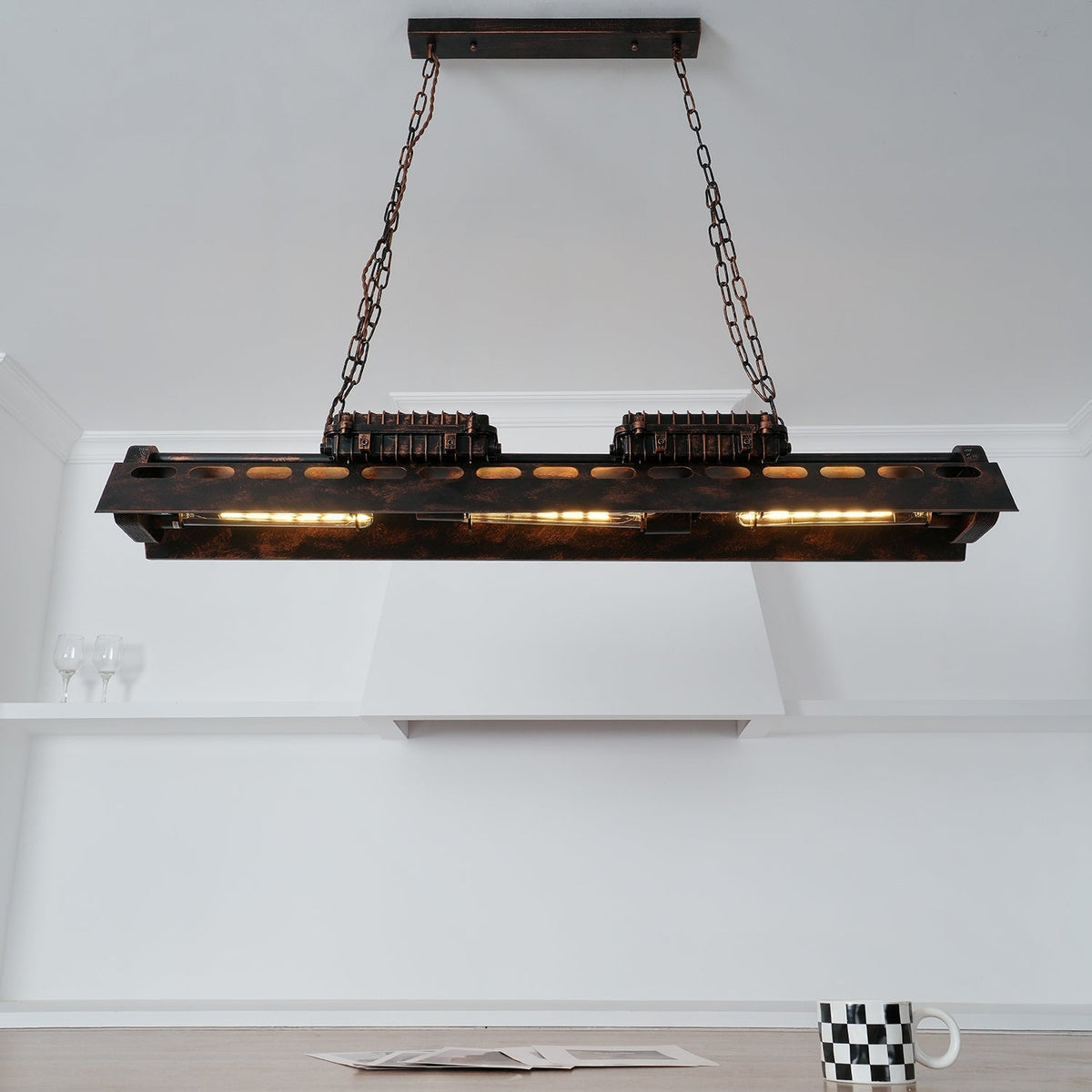 Noah Chandelier Industrial Steampunk