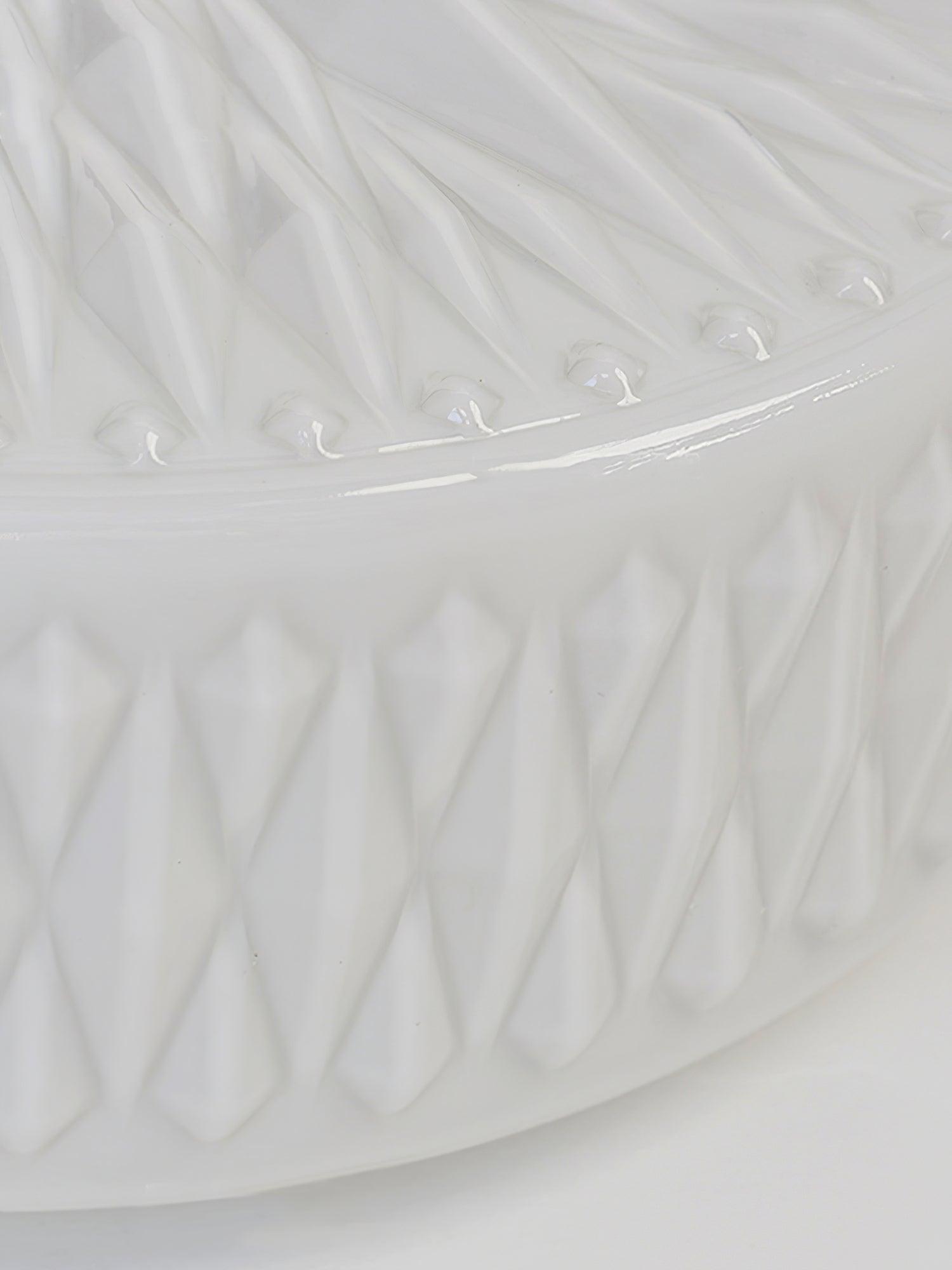 Adler Flush Mount Ceiling Light Fabric Shade Dimmable Bedroom Hallway — White Beige 15 Inch