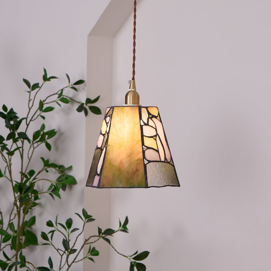Mavine Tiffany-Style Stained Glass Pendant Light