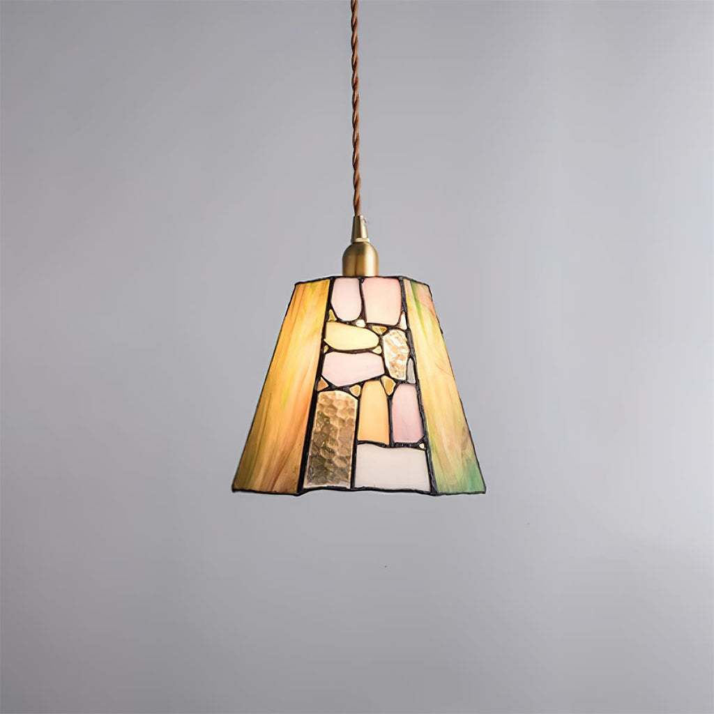 Mavine Tiffany-Style Stained Glass Pendant Light