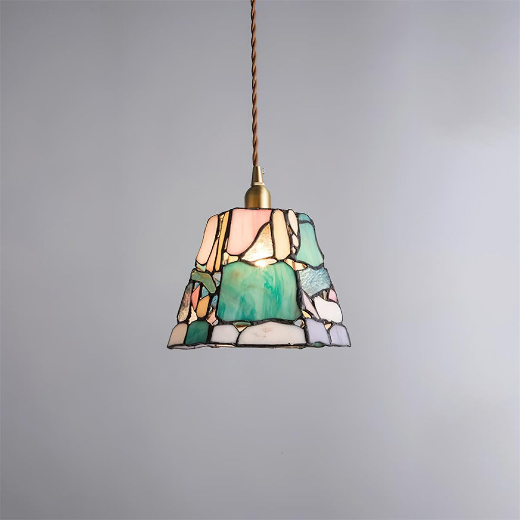 Mavine Tiffany-Style Stained Glass Pendant Light