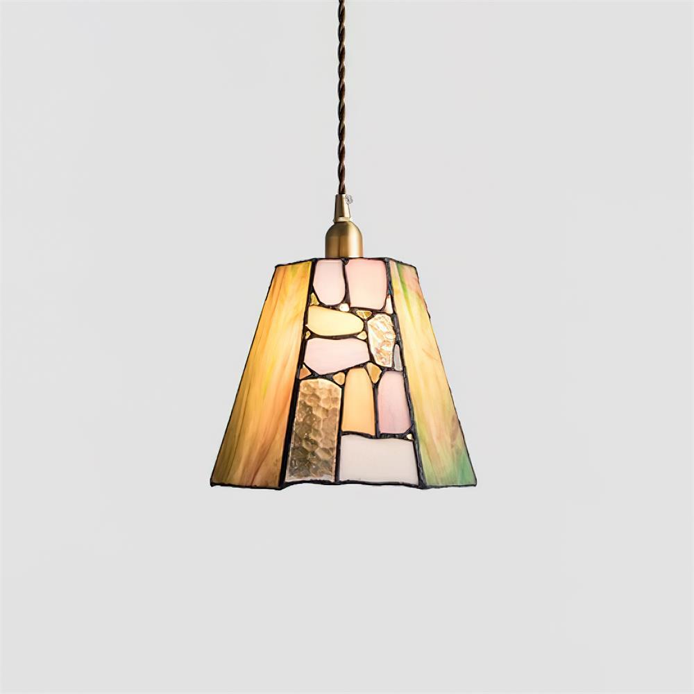 Mavine Tiffany-Style Stained Glass Pendant Light