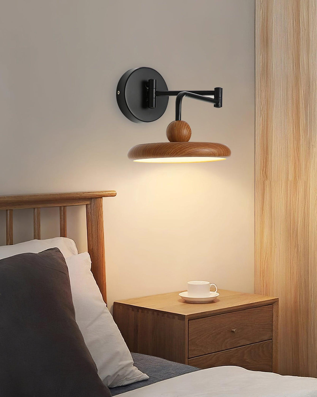 Nella Wooden Wall Light – Stylish Natural Wood Wall Sconce for a Warm, Modern Home