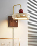 Eplio Vintage Metal & Glass Wall Sconce