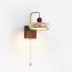 Eplio Vintage Metal & Glass Wall Sconce