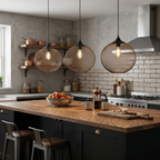 Lanister Mesh Pendant Lamp Woven Metal LED Warm White Dining Room Living Room — 3 Sizes