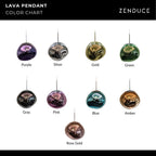 LAVA Acrylic Pendant Light Height Adjustable Dimmable Dining Room Living Room — Gold Silver