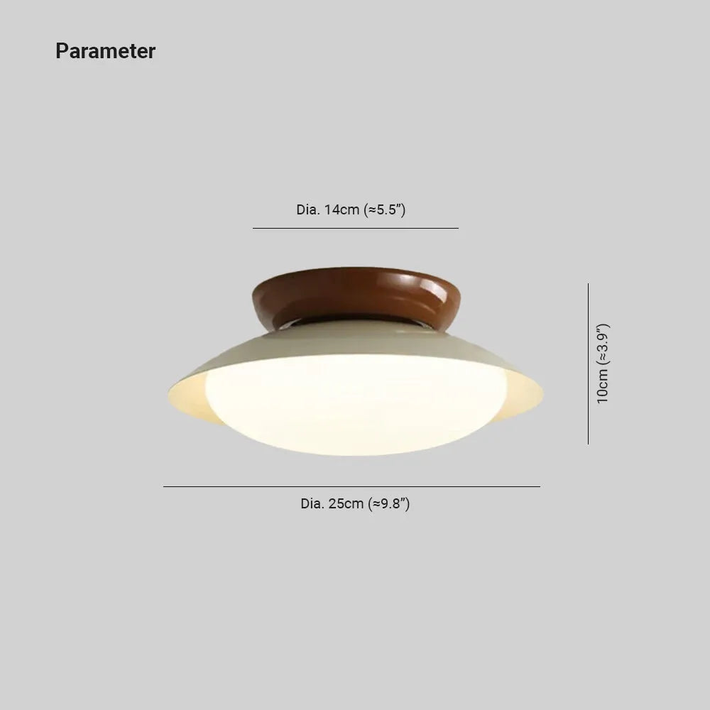 Aurora Ceiling Light Bowl-shaped