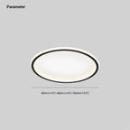 Quasso Flush Mount Ceiling Light Modern LED Round