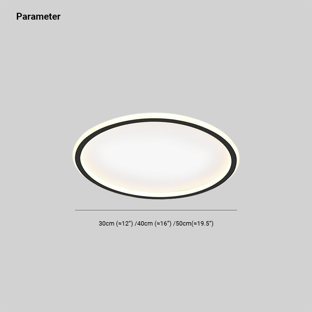 Quasso Flush Mount Ceiling Light Modern LED Round