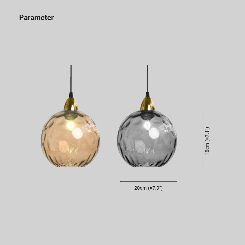 Water Ripple Glass Pendant Lights