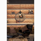 Lanister Mesh Pendant Lamp Woven Metal LED Warm White Dining Room Living Room — 3 Sizes