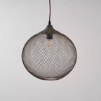 Lanister Mesh Pendant Lamp Woven Metal LED Warm White Dining Room Living Room — 3 Sizes