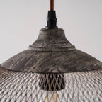 Lanister Mesh Pendant Lamp Woven Metal LED Warm White Dining Room Living Room — 3 Sizes