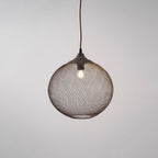 Lanister Mesh Pendant Lamp Woven Metal LED Warm White Dining Room Living Room — 3 Sizes