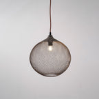 Lanister Mesh Pendant Lamp Woven Metal LED Warm White Dining Room Living Room — 3 Sizes