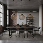 Lanister Mesh Pendant Lamp Woven Metal LED Warm White Dining Room Living Room — 3 Sizes