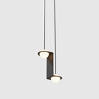 Selan Black Glass Pendant Lamp