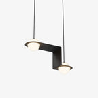 Selan Black Glass Pendant Lamp