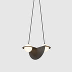 Selan Black Glass Pendant Lamp