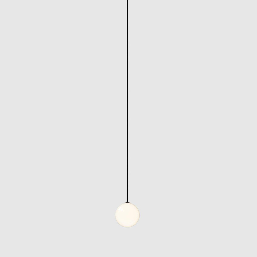 Selan Black Glass Pendant Lamp