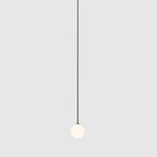 Selan Black Glass Pendant Lamp