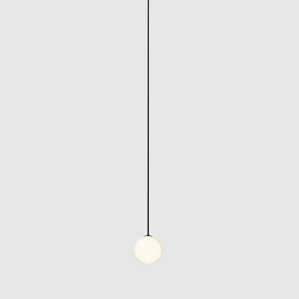 Selan Black Glass Pendant Lamp