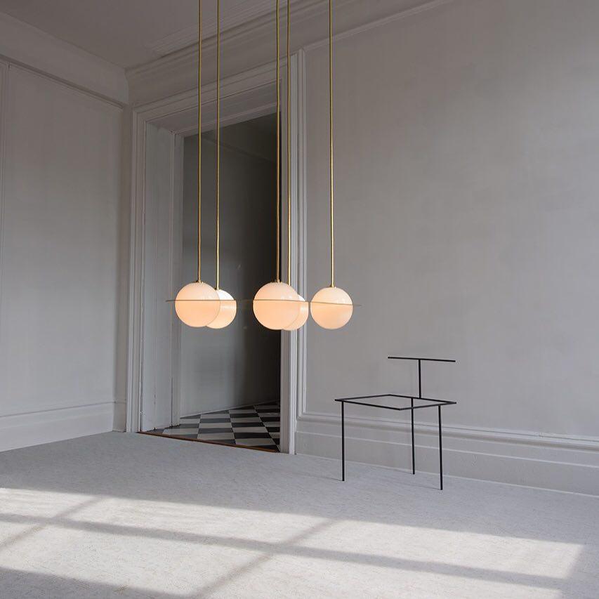Selan Black Glass Pendant Lamp