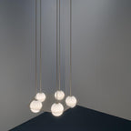 Selan Black Glass Pendant Lamp