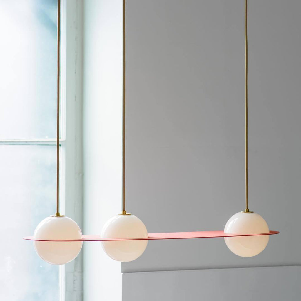Selan Black Glass Pendant Lamp