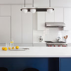 Selan Black Glass Pendant Lamp