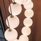 Selan Black Glass Pendant Lamp