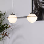 Selan Black Glass Pendant Lamp