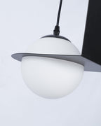 Selan Black Glass Pendant Lamp