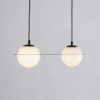 Selan Black Glass Pendant Lamp