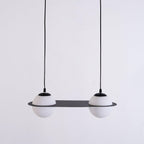 Selan Black Glass Pendant Lamp