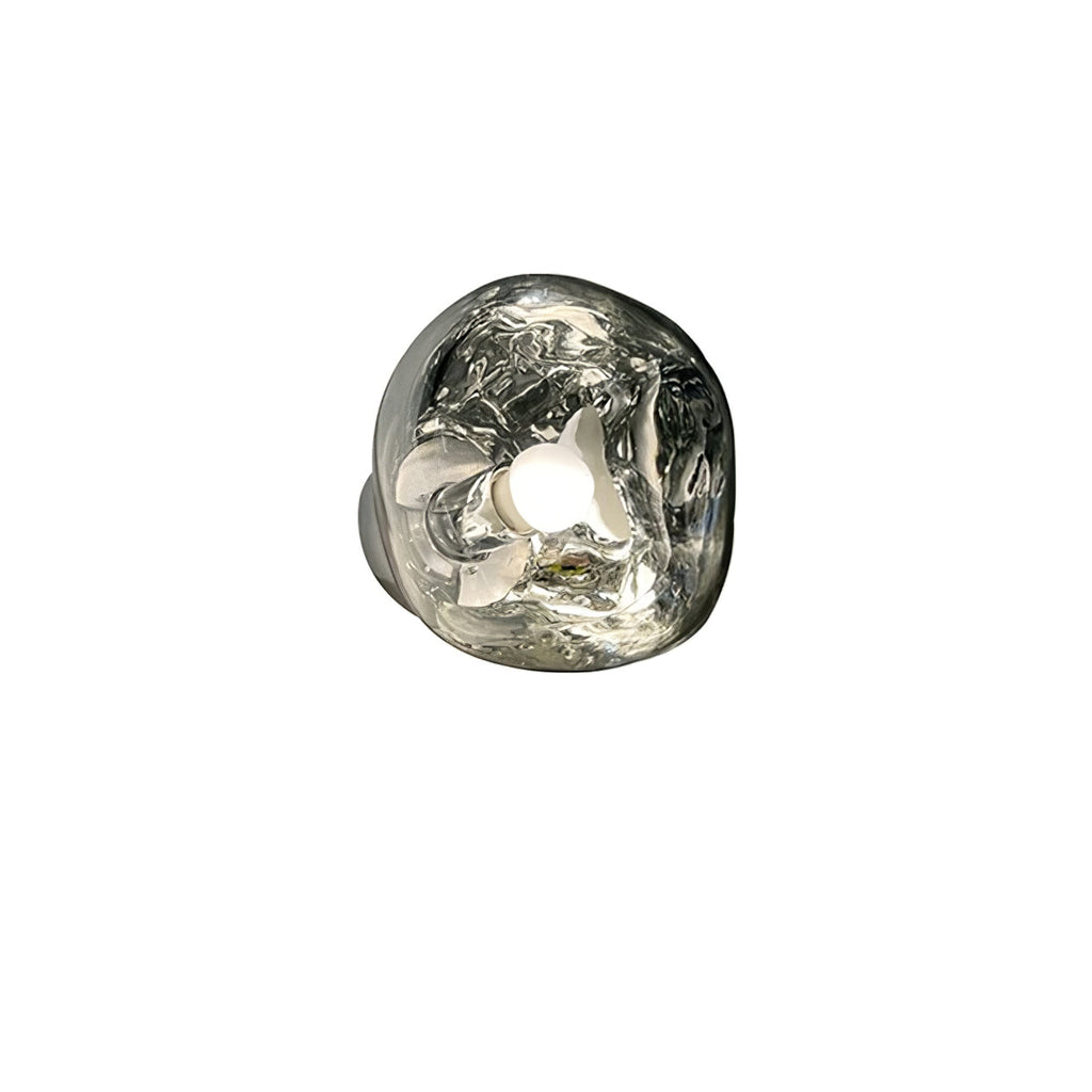 Auden Amber Glass Wall Lamp – Elegant Warm Glow Lighting for Stylish Interiors