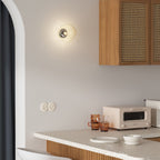 Auden Amber Glass Wall Lamp – Elegant Warm Glow Lighting for Stylish Interiors