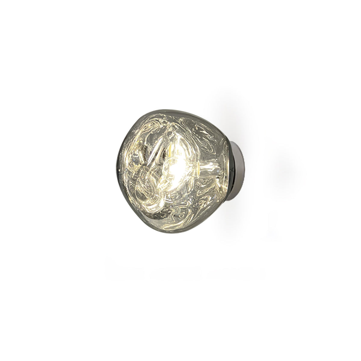 Auden Amber Glass Wall Lamp – Elegant Warm Glow Lighting for Stylish Interiors