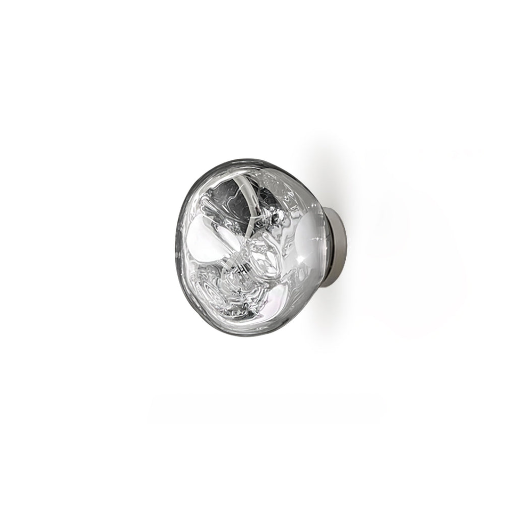 Auden Amber Glass Wall Lamp – Elegant Warm Glow Lighting for Stylish Interiors