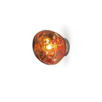 Auden Amber Glass Wall Lamp – Elegant Warm Glow Lighting for Stylish Interiors