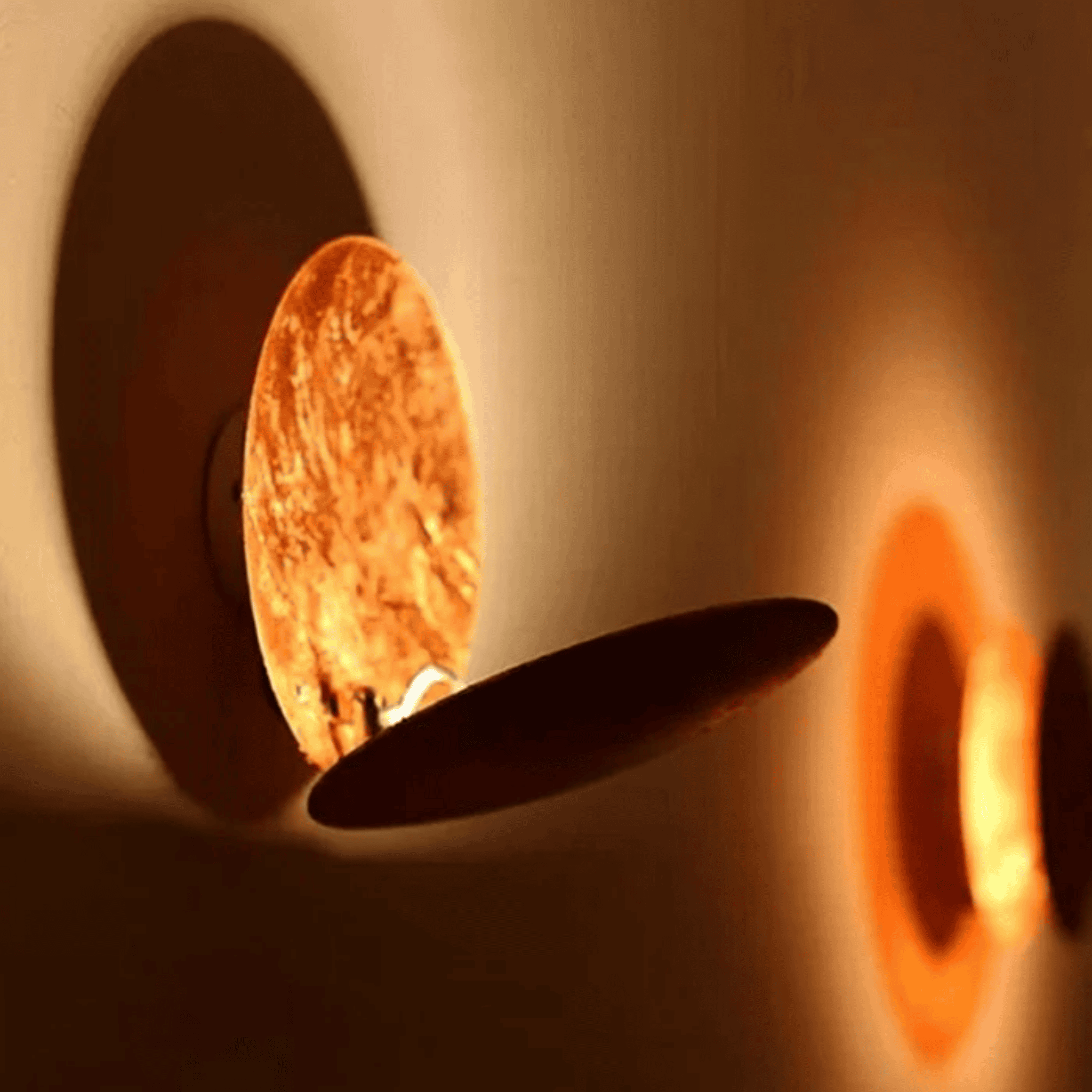 Modern Rotatable Black Moon Eclipse LED Wall Lamp Bedroom Living Room