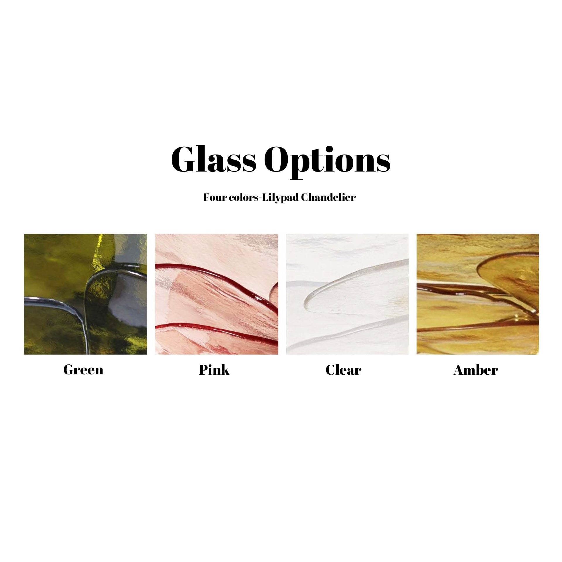 Lotus Chandelier Glass Contemporary Leaf Layered