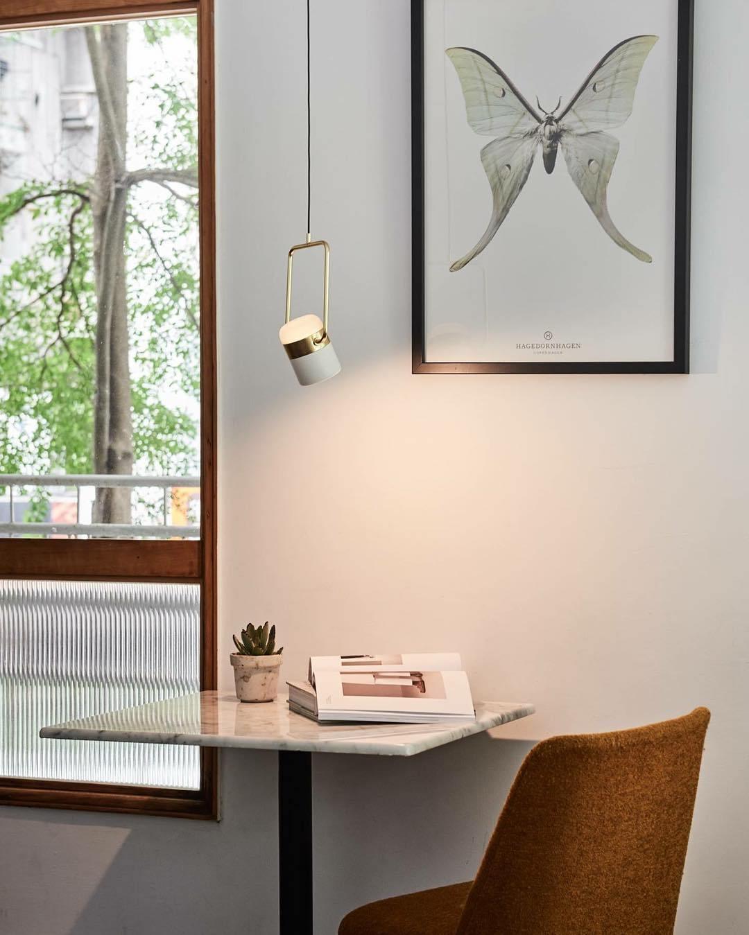 Adjustable Glass Pendant Light Art Deco Frosted Steel Dining Room Bedroom — Gold Rose Gold 4 to 7 Inch