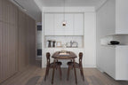 Adjustable Glass Pendant Light Art Deco Frosted Steel Dining Room Bedroom — Gold Rose Gold 4 to 7 Inch